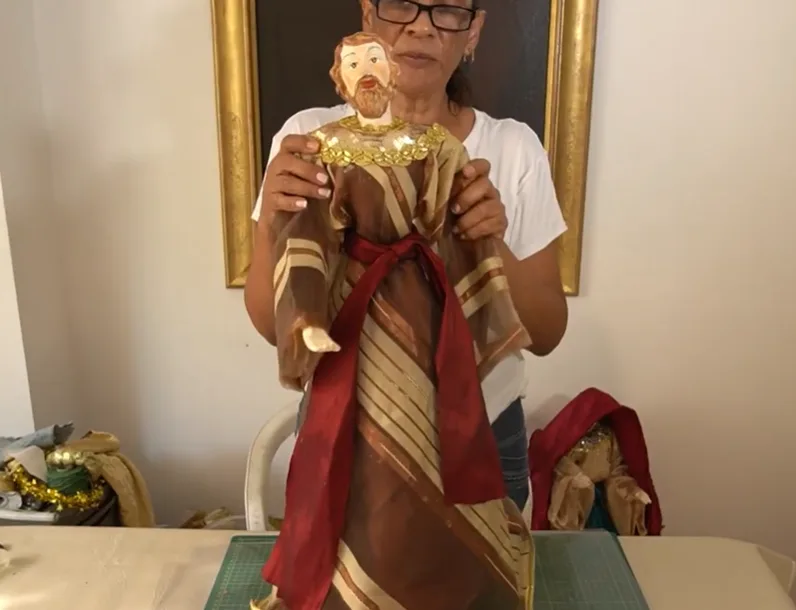 Sagrada Familia en tela